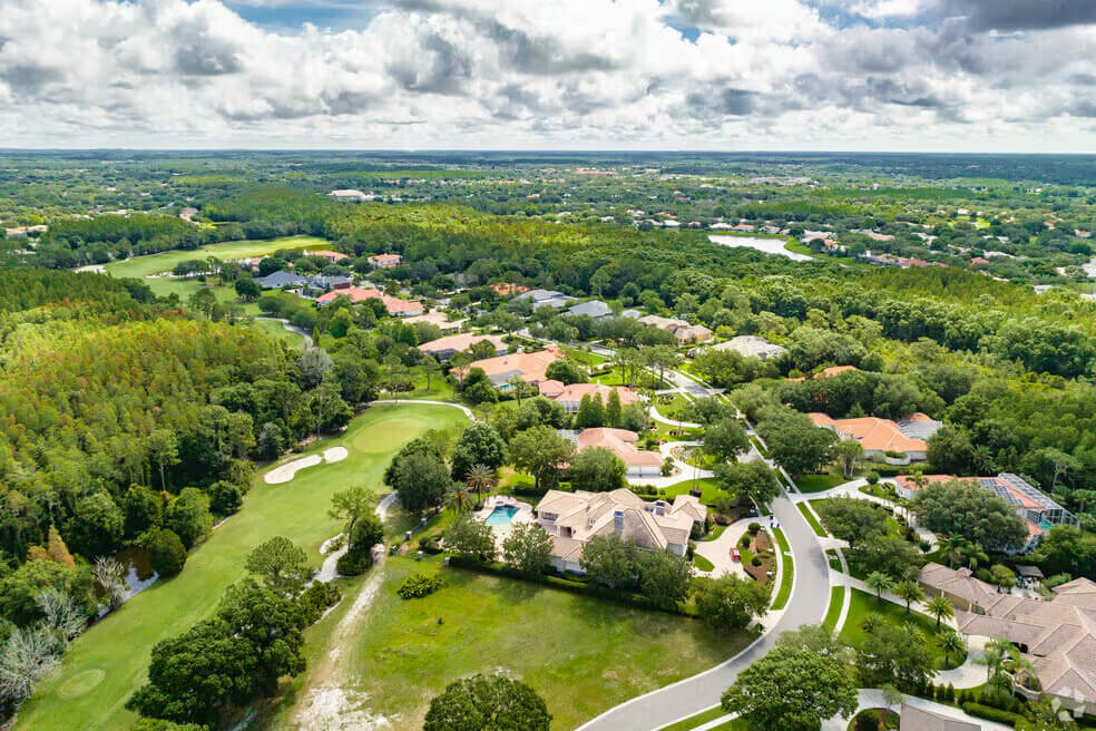 Air conditioning installation service in Hunters Green Florida residential home
