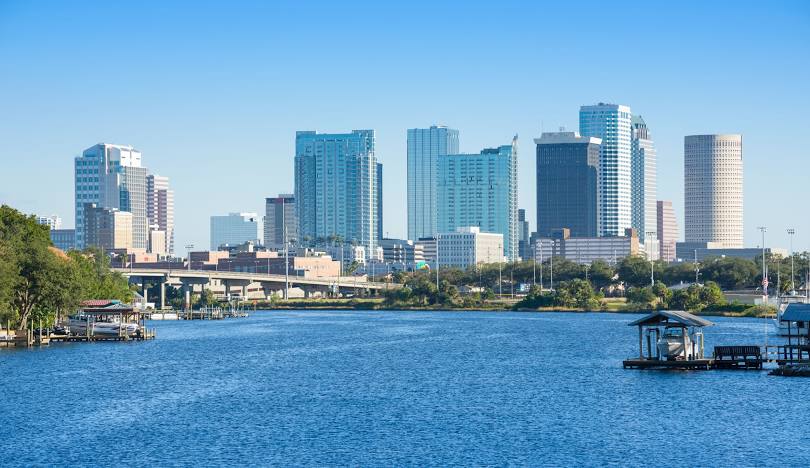 HVAC technician installing air conditioning system in Hillsborough County FL
